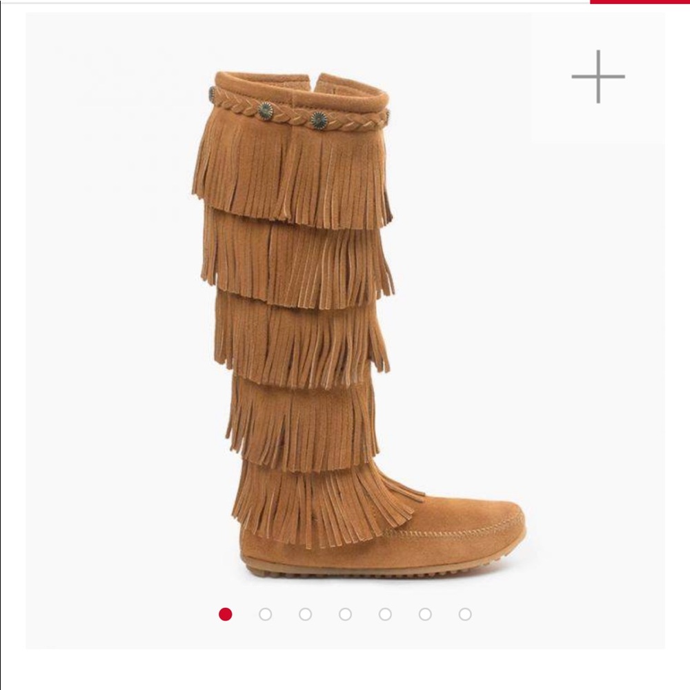 Fringe boots